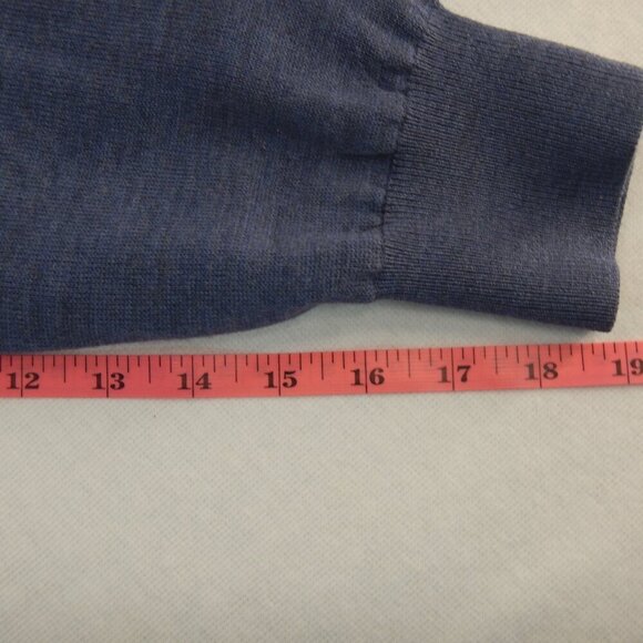 Fairway & Greene Signature 100% Italian Merino Men's Quarter Zip Sweeter Size M - Picture 9 of 9